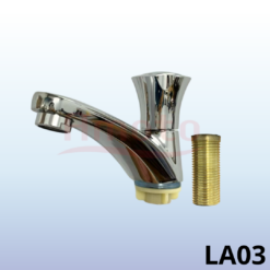 VÒI LAVABO THAU MẠ CROME TAY NẮM - AMOTO - LA03