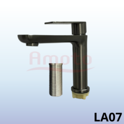 VÒI LAVABO THÂN CAO INOX304 - AMOTO - LA07