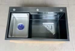 CHẬU RỬA BÁT CD-08 MẠ NANO 78*46 INOX 304
